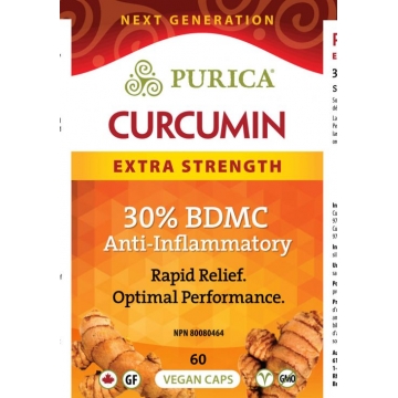 PURICA姜黄30％BDMC 60胶囊