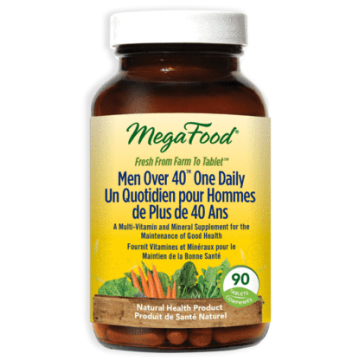 MegaFood男士每日复合维生素，适合40岁以上的男士，72粒