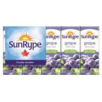 SunRype 葡萄汁 5*200ml