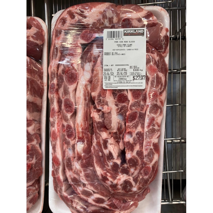 Costco代购pork Side Ribs 猪排骨2 8kg 特贸区供应链 专业提供水果蔬菜 海鲜水产 肉禽蛋奶 熟食腊味等生鲜食品