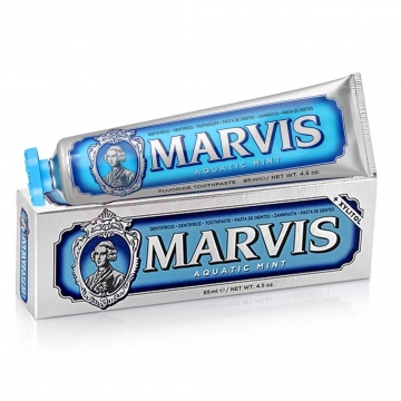 Marvis 牙膏界爱马仕 海洋薄荷味 (75ml) - 藍色